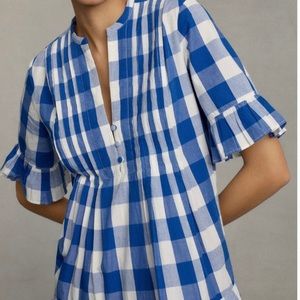 Anthropologie Whit Two Gingham Dress